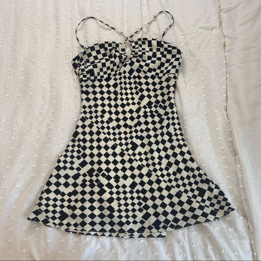 Checker Dress 🖤🤍 Cotton Candy by LA